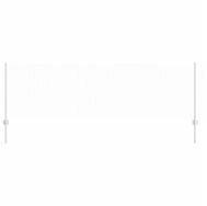 vidaXL Gartenzaun Geschwei&szlig;ter Drahtzaun 25 x 0,8 m (B x H) Feuerverzinkter...