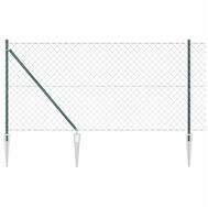 vidaXL Gartenzaun Schwei&szlig;drahtzaun mit Spikes 10 x 1,2 m (B x H), (1-St)