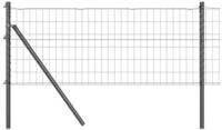 vidaXL Gartenzaun Ground Fix Geschwei&szlig;ter Drahtzaun 25 x 0,8 m (B x H), (1-St)