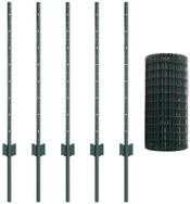 vidaXL Gartenzaun Geschwei&szlig;ter Drahtzaun 10 x 0,8 m (B x H), (1-St)