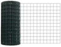 vidaXL Gartenzaun Geschwei&szlig;ter Drahtzaun 10 x 0,8 m (B x H), (1-St)