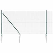 vidaXL Gartenzaun Schwei&szlig;drahtzaun mit Spikes 10 x 1 m (B x H), (1-St)