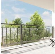 vidaXL Schutzplane, Transparente Plane mit &Ouml;sen 1x8 m PVC