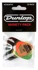 Dunlop Plektrum, PVP112 Acoustic Pick Variety Pack - Plektren Set