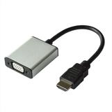 VALUE Adapterkabel HDMI zu VGA+3,5mm-Audio (Stereo) Audio- & Video-Adapter HDMI...