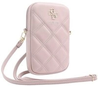 Guess Smartphonetasche Wallet Smartphone gesteppt rosa- offiziell lizenziert