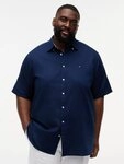 Tommy Hilfiger Big & Tall Kurzarmhemd BT- LINEN BLND SOLID Gro&szlig;e Gr&ouml;&szlig;en,