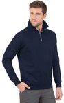 Trigema Sweatshirt TRIGEMA Sweatshirt mit Rei&szlig;verschluss