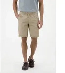 LERROS Chinoshorts mit Bindeband und Aufschlag am Bein braun 30