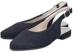 Rieker Slingpumps Sommerschuh, Sabot mit elastischem Textileinfass schwarz 38 EU