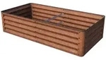 GFP Hochbeet GFP Primeyard LUCA Cortenstahl 150x75x35 cm, Corten Stahl braun...