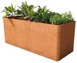 GFP Hochbeet PRIMEYARD Mario 200x80x80 cm, Rost-Optik, Cortenstahl, inkl. Lochboden