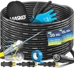MASKO Hochdruckschlauch Premium Rohrreinigungsschlauch-Set, Rohrreinigungsschlauch