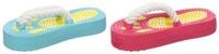 Flamingo Tierquietschie Hundespielzeug Flippe Slipper mit Seil