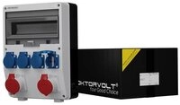 Doktorvolt Stromverteiler TD 2x16A 4x230V Wandverteiler mit Mennekes Dosen