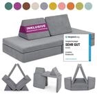 Linodino Kindersofa Spielsofa I aus Schaumstoff Bausteine I Spielcouch f&uuml;r...