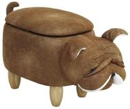 SVITA Sitzhocker Tierhocker (Tierhocker), Tiermotivhocker mit Stauraum, Weiche