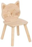 Atmosphera Cr&eacute;ateur d'int&eacute;rieur Hocker Holzstuhl f&uuml;r Kinder CAT, 30 x 28 x 50 cm