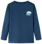 vidaXL Sweatshirt Kinder-Sweatshirt Marineblau 104
