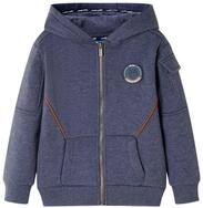 vidaXL Kapuzenpullover Kinder-Kapuzenpullover mit Rei&szlig;verschluss Dunkelblau...