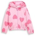 TOM TAILOR Sweatjacke Strick & Sweatshirts Cropped Hoodie Sweatjacke mit Muster