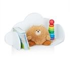 relaxdays Kinderregal Wandregal Wolke Kinderzimmer