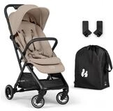 Hauck Kinder-Buggy Fly N Care - Mocha, Sportwagen Reisebuggy mit Liegefunktion &