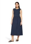 Cartoon Druckkleid Damen mit Eingrifftaschen