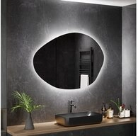 HOME DELUXE LED-Lichtspiegel MAY asymmetrisch, Gr&ouml;&szlig;enauswahl, LED-Wandspiegel,