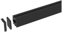 Kesseb&ouml;hmer K&uuml;chenr&uuml;ckwand Relingsystem Linero MosaiQ schwarz modular,...