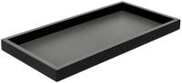 Giftcompany Tablett Neo Tablett rechteckig schwarz 30cm, Holzfaserplatte