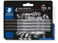 STAEDTLER Malstift Staedtler Intense Black Set 4 ST