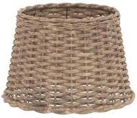 vidaXL Lampenschirm Lampenschirm Braun &Oslash;40x26 cm Korbweide
