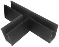 ISOLED Stromschienensystem "Track48" Aluminium, schwarz, Aufbau, IP20,