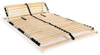 Lattenrost, vidaXL, Lattenrost mit 28 Latten 7 Zonen 120x200 cm