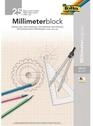 Folia Zeichenblock folia Millimeterblock DIN A3 Millimeter