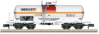 MiniTrix G&uuml;terwagen MiniTrix T18979 N Kesselwagen Millet