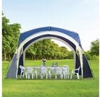 Outsunny Partyzelt Kuppelzelt, Gartenzelt, Kuppelpavillon f&uuml;r 6 bis 8 Personen, mit