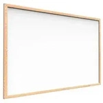 ALLboards Magnettafel Magnettafel Whiteboard Holzrahmen Wandtafel Schreibtafel 50 cm