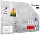 ALLboards Magnettafel ALLboards Metallische Magnettafel, MetalBoard, ZEMENT