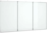vidaXL Magnettafel Magnetisches Whiteboard Klappbar 150x100x1,7 cm Aluminium