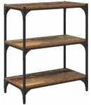 vidaXL B&uuml;cherregal B&uuml;cherregal Altholz 60 x 33 x 70,5 cm Holzwerkstoff, 1-tlg.
