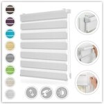 Doppelrollo Duo Rollo Klemmfix, LICHTBLICK ORIGINAL, Lichtschutz, ohne Bohren,