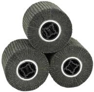 vidaXL Schleifpapier Schleifrollen 3 pcs Schwarz 12 x 12 x 10 cm Synthetische...
