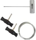 KS Tools Montagewerkzeug KS TOOLS Drahtschneide-Satz mit 4-kant-Schneiddraht...