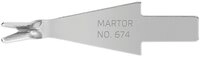 Martor Cuttermesser MARTOR 674.50 Ersatzklinge TRIMMKLINGE Spezialschliff 10 St.
