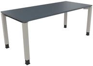 Soennecken Schreibtisch Schreibtisch Vierfu&szlig; Quadratrohr B1800xT800xH680-820
