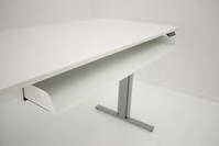 KERKMANN Schreibtisch Sitz-/Stehtisch Move 3 BxTxH 120x60x72-120cm silber/grafit