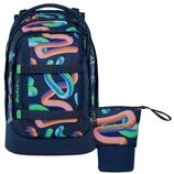 Satch Schulranzen Schulrucksack-Set PACK Crazy Twist 2-teilig (2-teilig),