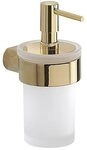Gedy Seifenspender PIRENEI Seifenspender, Milchglas, Gold, Gedy-PI8187